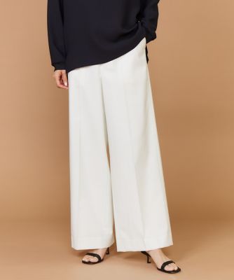 ＜INED L (Women/大きいサイズ)＞《大きいサイズ》セミワイドパンツ（７１６１１６１８０９）