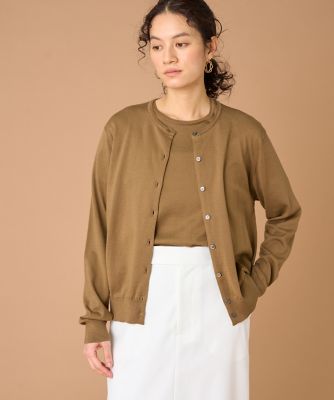 ＜INED (Women)＞ＦＦ３０ゲージクルーネックカーディガン　　　（７１６１１７８００４）