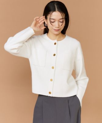 ＜INED (Women)＞クルーネックカーディガン（７１６１１７８０１８）
