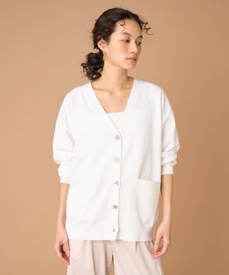 ＜INED L (Women/大きいサイズ)＞《大きいサイズ》Ｖネックカーディガン（７１６１１７８８０６）