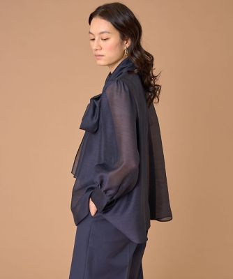 2WAYボウタイブラウス（7161182002） | INED (Women 