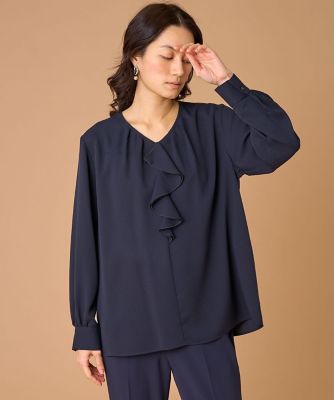 ラッフルブラウス（7161182004） | INED (Women)/イネド