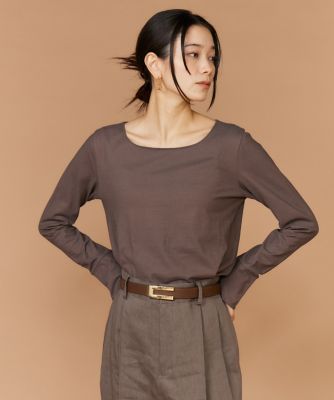 ☆オススメ☆イエナ　スクエアネックプルオーバー スクエアネックプルオーバー（7161190009） | INED (Women