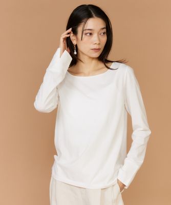 INED L (Women/大きいサイズ)/イネドＬ 《大きいサイズ》スクエアネックプルオーバー（７１６１１９０８０９）