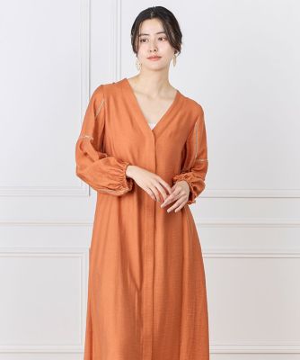 Vネックワンピース（7162121013） | INED (Women)/イネド