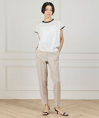 フレンチスリーブサマーニット（7162170021） | INED (Women
