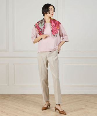 IENA カットソー ATON/エイトン FRESCA SINGLE JERSEY SS EX Tシャツ（Tシャツ