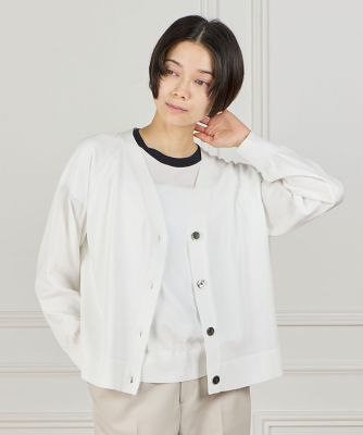 INED L (Women/大きいサイズ)/イネドＬ 《大きいサイズ》　Ｖネックカーディガン（７１６２１７８８１９）