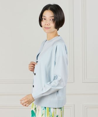 大きいサイズ》 Vネックサマーニットカーディガン