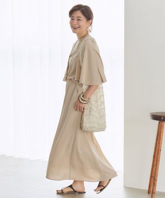 Three square ケープスリーブブラウス ケープスリーブ ブラウスの通販
