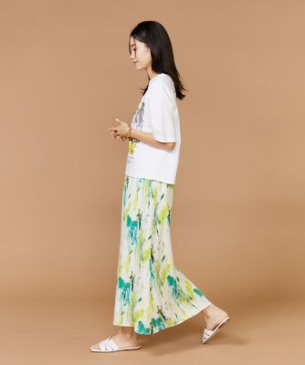 WACOAL manipuriコラボ　水陸両用トップス　11号新品タグ付 半袖Tシャツ ボタニカル《manipuri》（7162190602