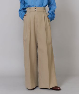 ツータックワイドチノパンツ｜ 脚長効果抜群、すっきり魅せる洗練