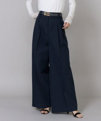 ツータックワイドチノパンツ｜ 脚長効果抜群、すっきり魅せる洗練