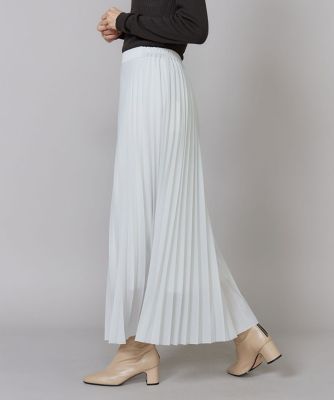 ニットプリーツスカート（7164152005） | INED (Women