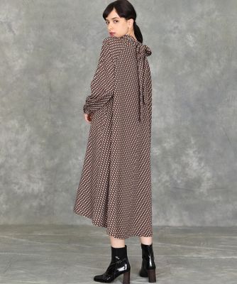 レトロプリントボウタイワンピース ７１９３１２１００４ 三越伊勢丹オンラインストア 公式