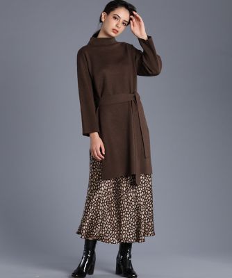 大きいサイズ サイドスリットニットワンピース ７５９４１７２０７６ 三越伊勢丹オンラインストア 公式