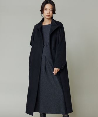 ＜la veille by SUPERIOR CLOSET (Women)＞スタンドカラーコート（８０５０１１１９０２）
