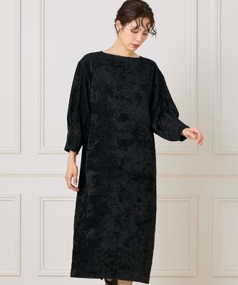 ＜la veille by SUPERIOR CLOSET (Women)＞《大きいサイズ》ジャカードワンピース（８０５０１２１８１１）