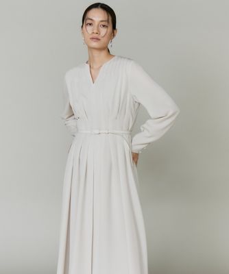 ＜la veille by SUPERIOR CLOSET (Women)＞ピンタックデザインワンピース（８０５０１２１９０３）