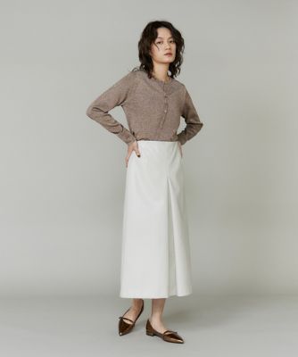 大きいサイズ》フェイクレザースカート（8050152802） | la