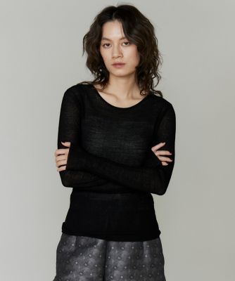 ＜la veille by SUPERIOR CLOSET (Women)＞シアーギャザープルオーバー（８０５４１７０９１７）