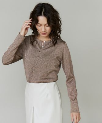 アシンメトリーラメカーディガン（8054170931） | la veille