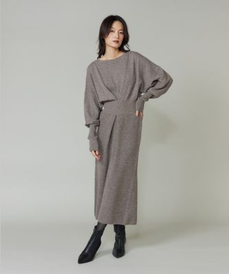 タックデザインニットワンピース（8054172936） | la veille