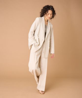 sheller ベージュ ダブルブレストジャケット ドライダブルクロス ダブルブレストジャケット（Ballsey）｜ルミネの