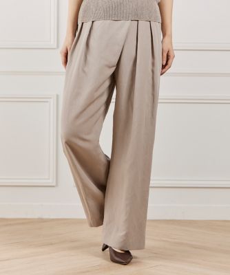 ＜la veille by SUPERIOR CLOSET (Women)＞ラップパンツ　（８０６０１６１９０１）