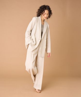 【新品、未使用】Heve シルキータックワイドパンツ　36 バニラ 新品・タグ付き heve シルキータックワイドパンツ バニラ - メルカリ