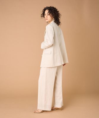 【新品、未使用】Heve シルキータックワイドパンツ　36 バニラ 新品・タグ付き heve シルキータックワイドパンツ バニラ - メルカリ