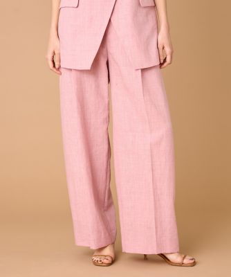 ＜la veille by SUPERIOR CLOSET (Women)＞タックワイドパンツ（８０６０１６１９０２）