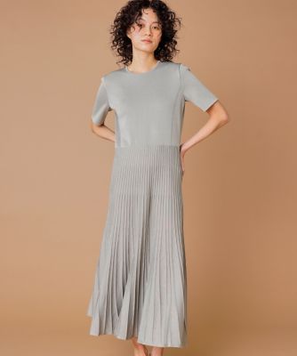 ＜la veille by SUPERIOR CLOSET (Women)＞プリーツニットワンピース（８０６１１７２９１７）
