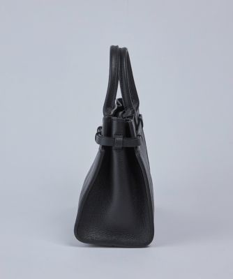 美品クリスチャンヴィラ　スーペリアクローゼット　トートバッグ　黒 SUPERIOR CLOSET》クロコ型押しトートバッグ《CHRISTIAN VILLA