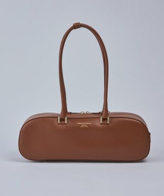 新品未使用CHRISTIAN VILLA ボストンバッグ ブラウン クリスチャン ヴィラ CHRISTIAN VILLA レザーボストンバッグ