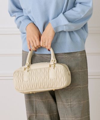 ＜SUPERIOR CLOSET (Women)＞ギャザーボストンバッグ《ＭＡＲＬＯＮ》（８１５０２０６３３２）