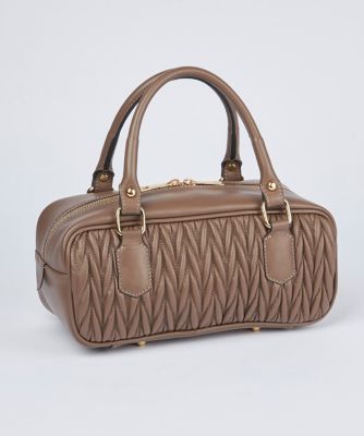 SUPERIOR CLOSET (Women)/スーペリアクローゼット ギャザーボストンバッグ《MARLON》(8150206332) 23ベージュ ダッフルバッグ【三越伊勢丹/公式】