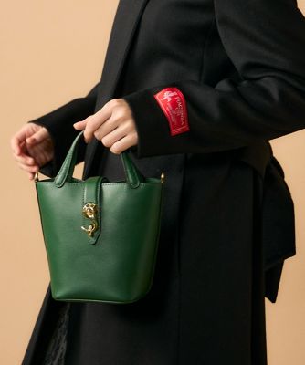 SUPERIOR CLOSET (Women)/スーペリアクローゼット GLINDA BAG SMALL ハンドバッグ《DELL'EST》(8150206351) 50ミドリ 【三越伊勢丹/公式】