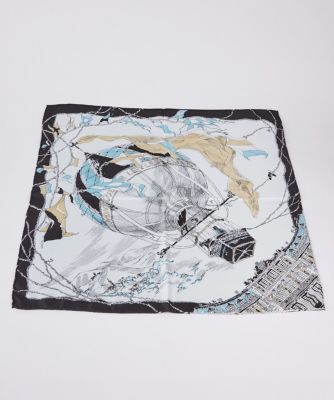 シルクスカーフ モンゴルフィエバルーン《manipuri