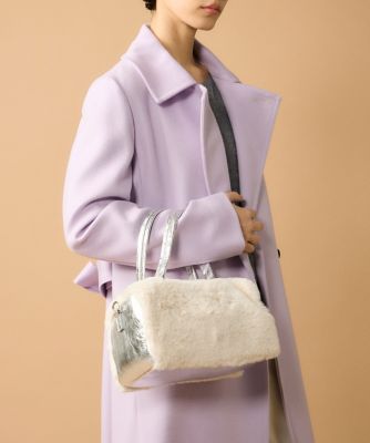 ＜SUPERIOR CLOSET (Women)＞ファーボストンバッグ《ＭＡＲＣＯ　ＭＡＳＩ》（８１５４２０６３０１）