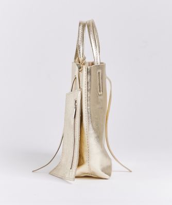 【専用出品】未使用品【MILLELA FIRENZE】ミニトートバッグ メタリックミニトートバッグ《MILLELA FIRENZE