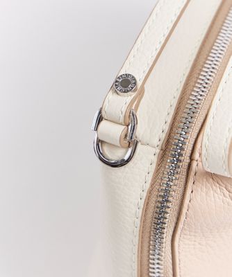ALIFA M バイカラーミニレザーバッグ《GIANNI
