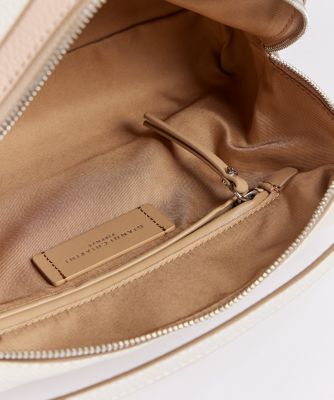 ALIFA M バイカラーミニレザーバッグ《GIANNI