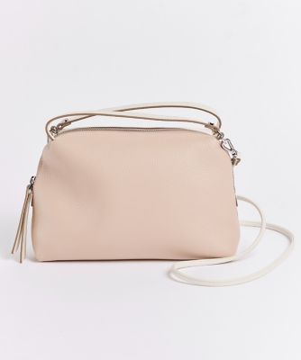 ALIFA M バイカラーミニレザーバッグ《GIANNI