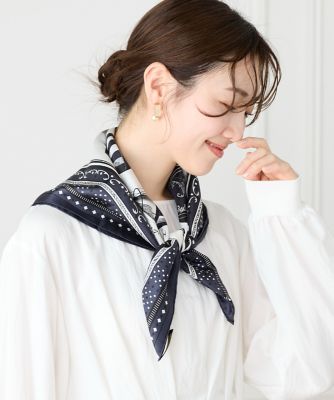 シルクスカーフバルーンバンダナ《manipuri
