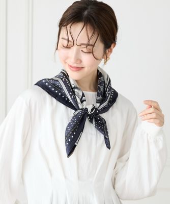 シルクスカーフバルーンバンダナ《manipuri