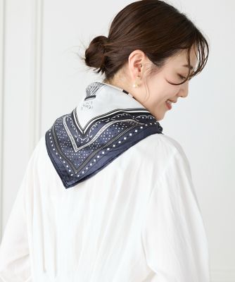 シルクスカーフバルーンバンダナ《manipuri