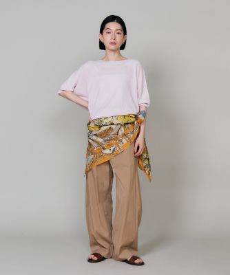 コラージュジャングルフルーツ コットンシルクストール