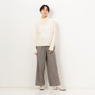 ミニループインレイ　ニット切替プルオーバー（０１０１ＥＡ１３）