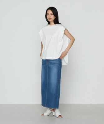 コットン強撚ポンチ　ショルダータックＴシャツ（０１０１ＥＫ０４）